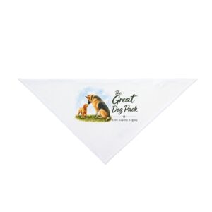 The Great Dog Pack Pet Bandana – Love, Loyalty & Legacy