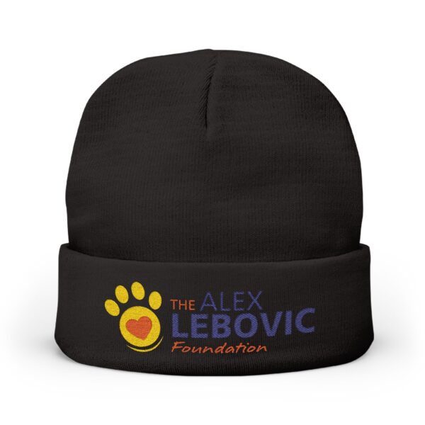 Alex Lebovic Foundation Knit Beanie — Embroidered Logo - Image 4
