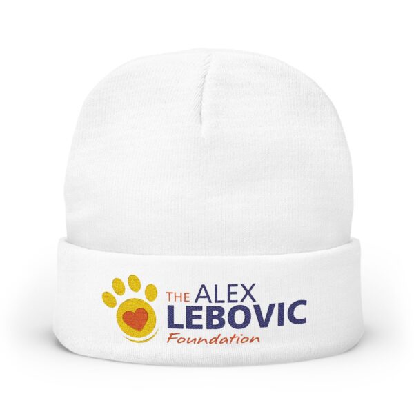 Alex Lebovic Foundation Knit Beanie — Embroidered Logo - Image 5