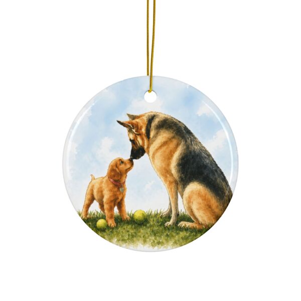 The Great Dog Pack Ceramic Ornament — Love. Loyalty. Legacy. - Image 2