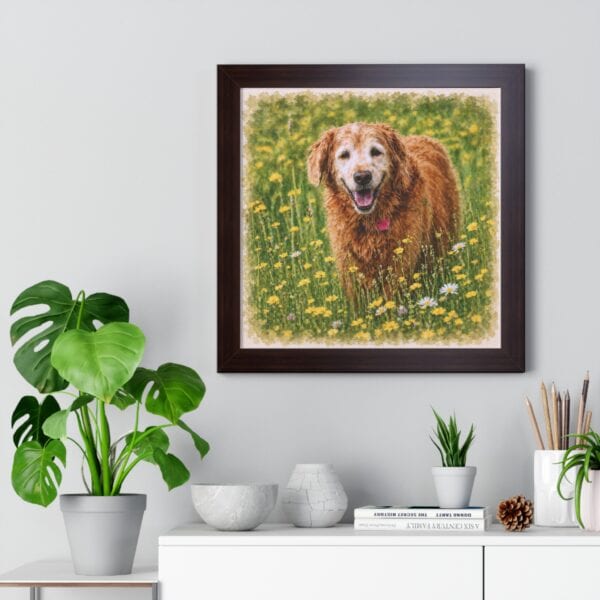 Roxy –The Great Dog Pack Framed Art Print - Image 2