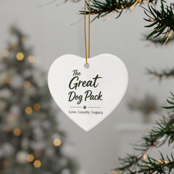 The Great Dog Pack Ceramic Ornament — Love. Loyalty. Legacy. - Image 8