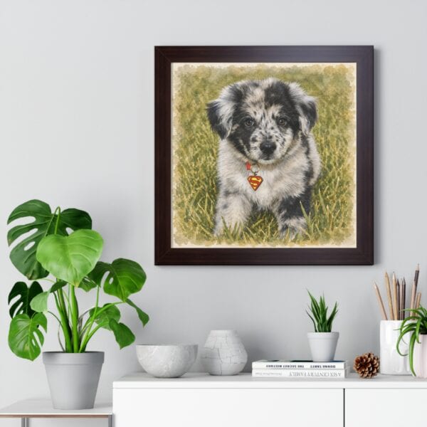 Kal-El –The Great Dog Pack Framed Art Print - Image 2