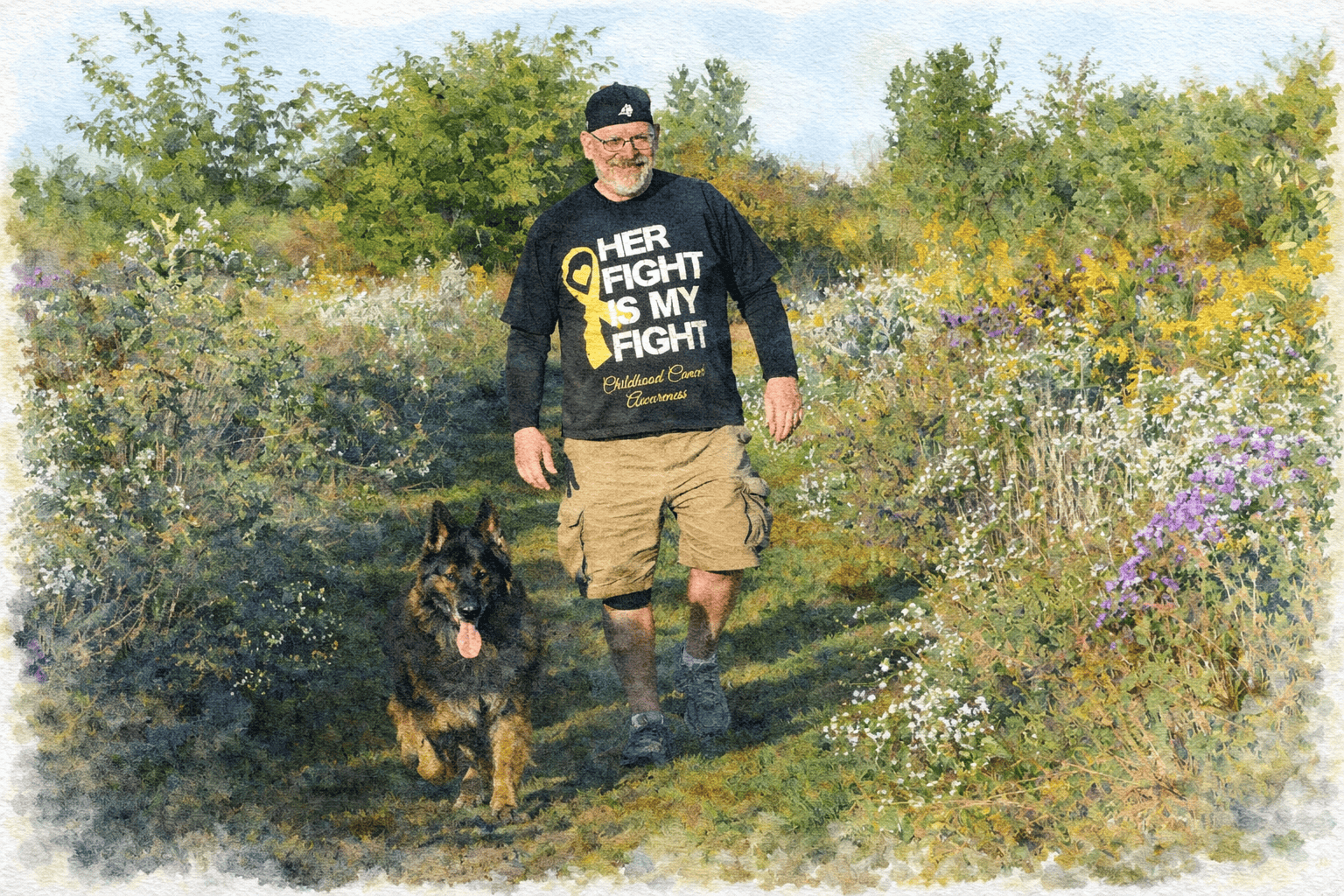 Dakota and Mitch logging miles