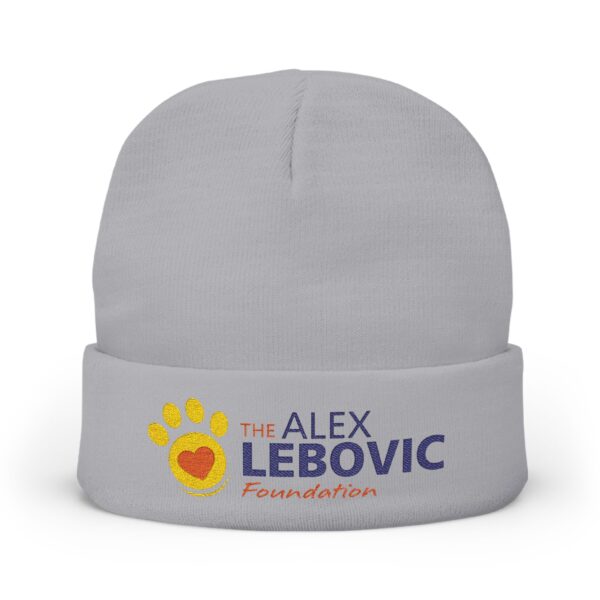 Alex Lebovic Foundation Knit Beanie — Embroidered Logo
