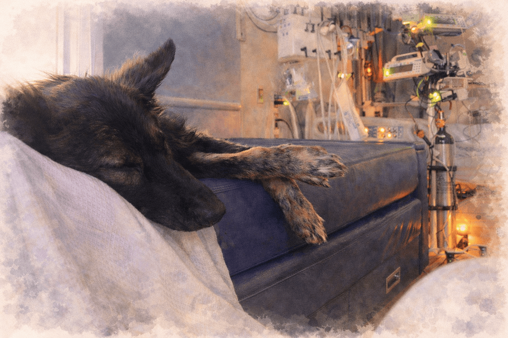 Dakota taking a break.