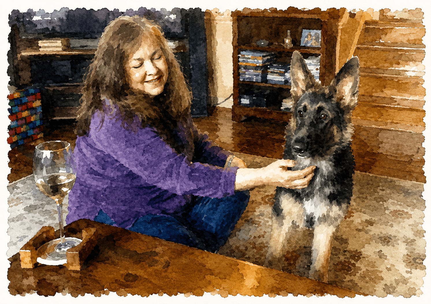 Kathy at home