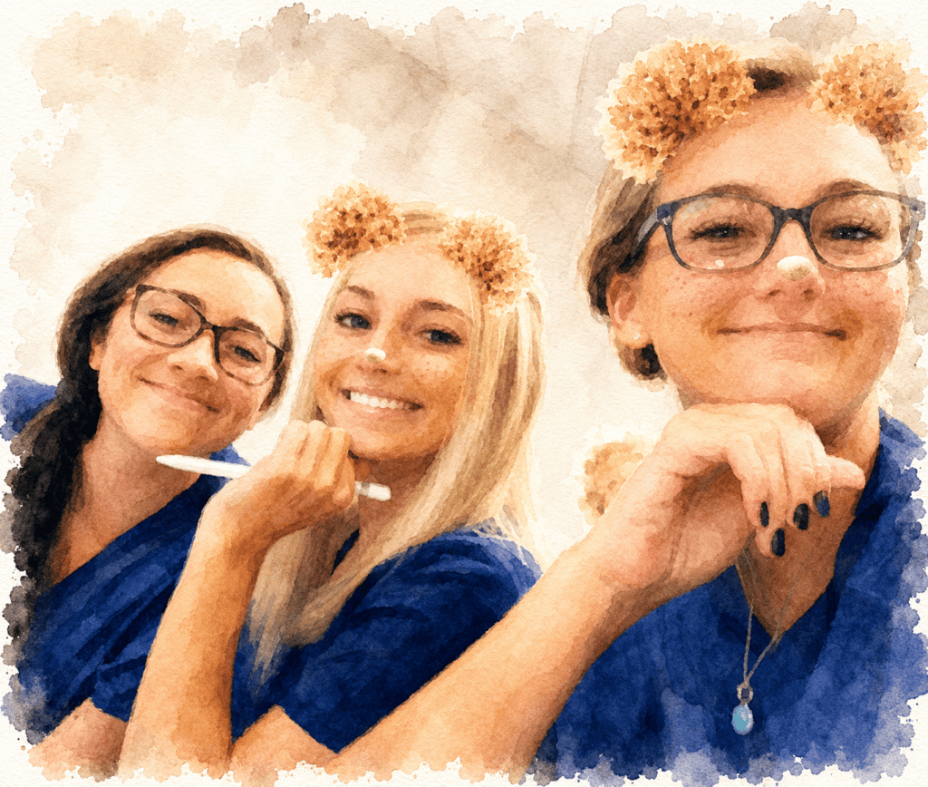 Alex and classmates