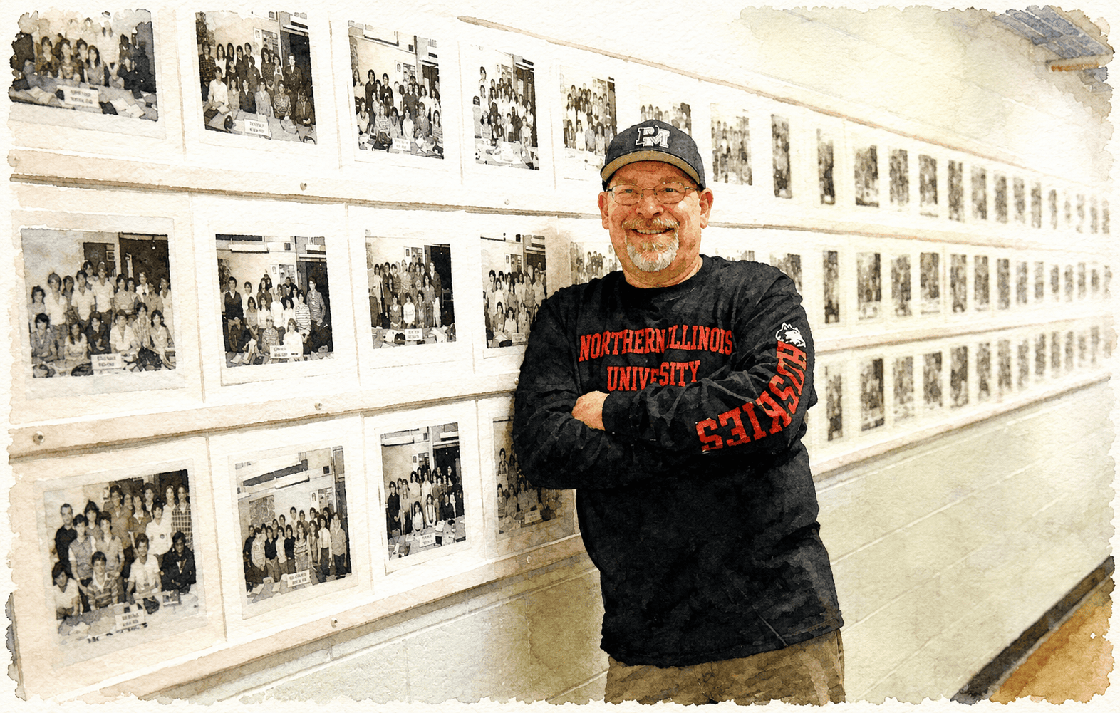 Mitch in the former NIU photo lab