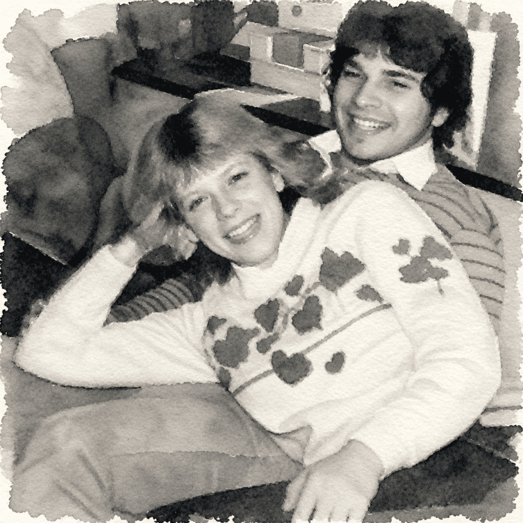 Jill and Mitch in 1982