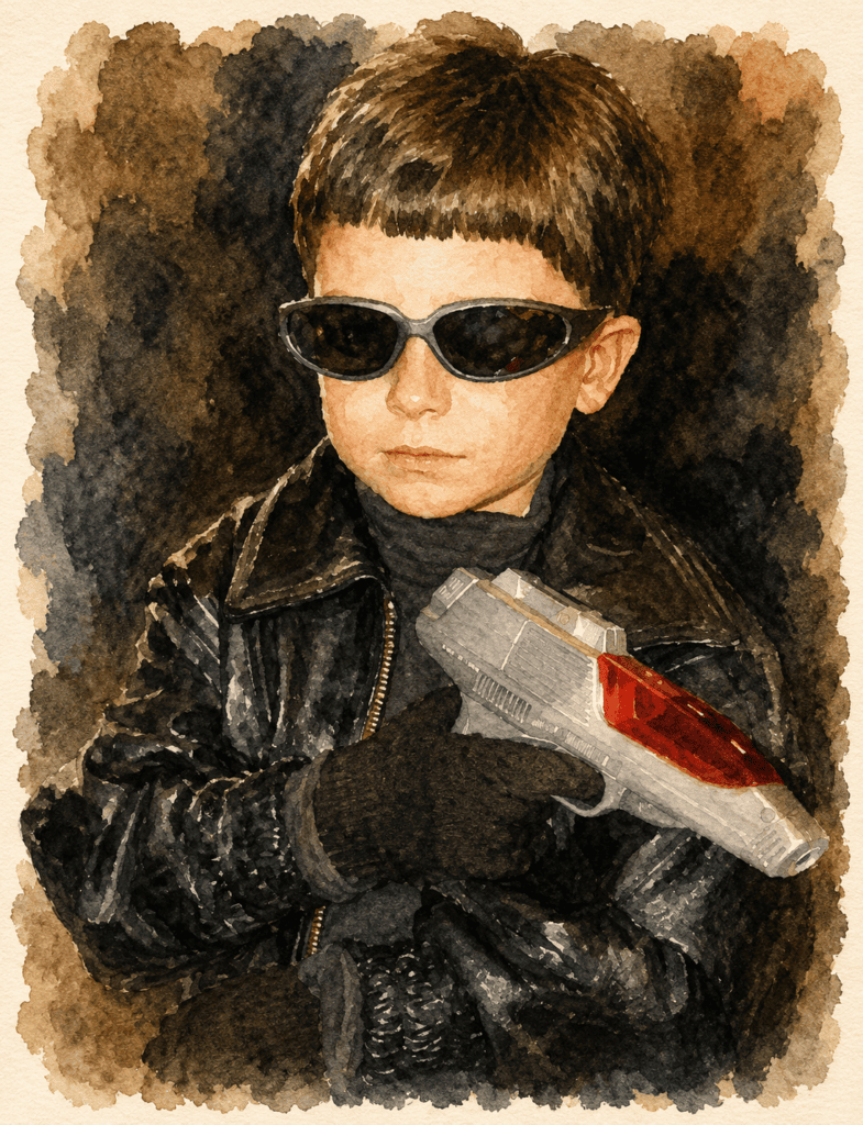 Jake as The Terminator