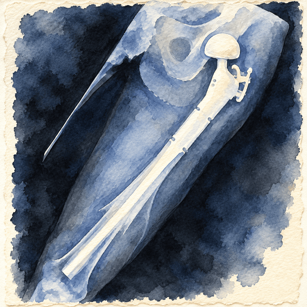 x-ray of Alex's left leg